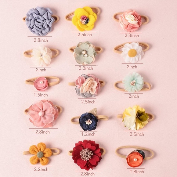 Baby Girls Headbands 15-Piece Set - Picture 3 of 5